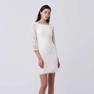 DVF Zarita ivory dress size 10 - wore once